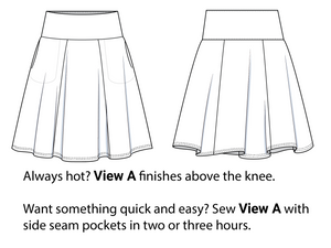 Straight A's Skirt
